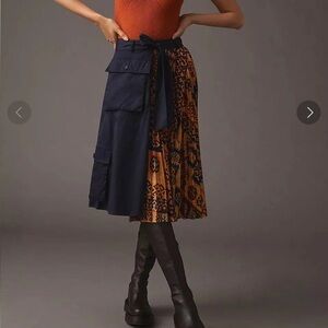 ANTHROPOLOGIE Eva
Franco Pleated Cargo Skirt - XS